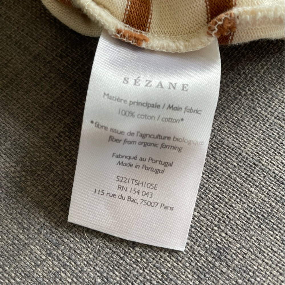 Sezane Gael Mariniere long sleeve top - Picture 5 of 6